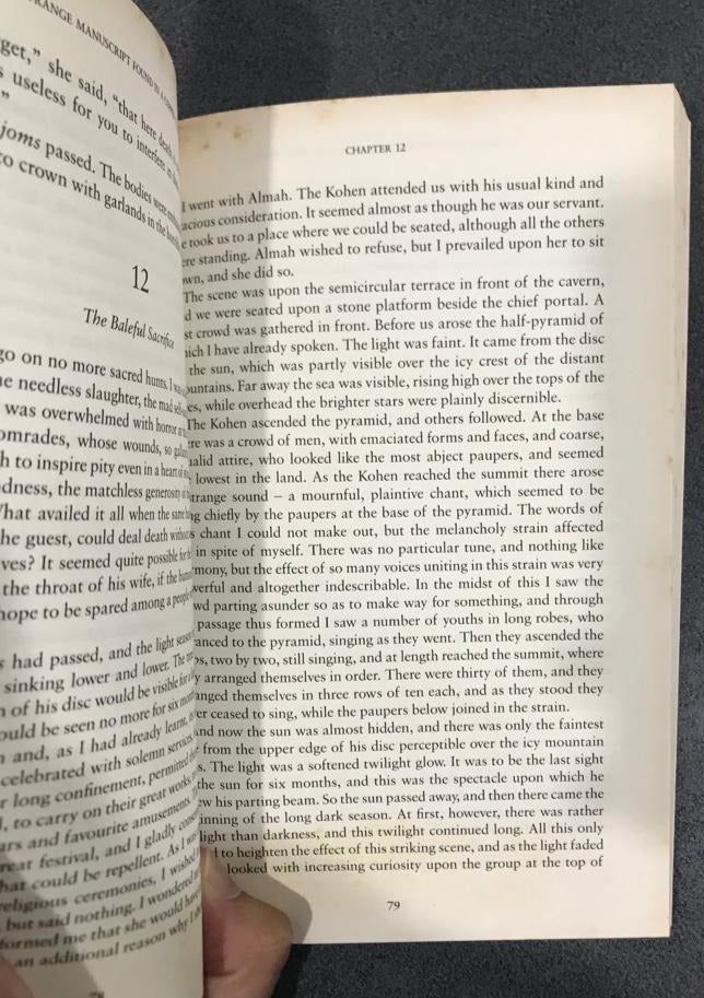A Strange Manuscript Found in a Copper Cylinder