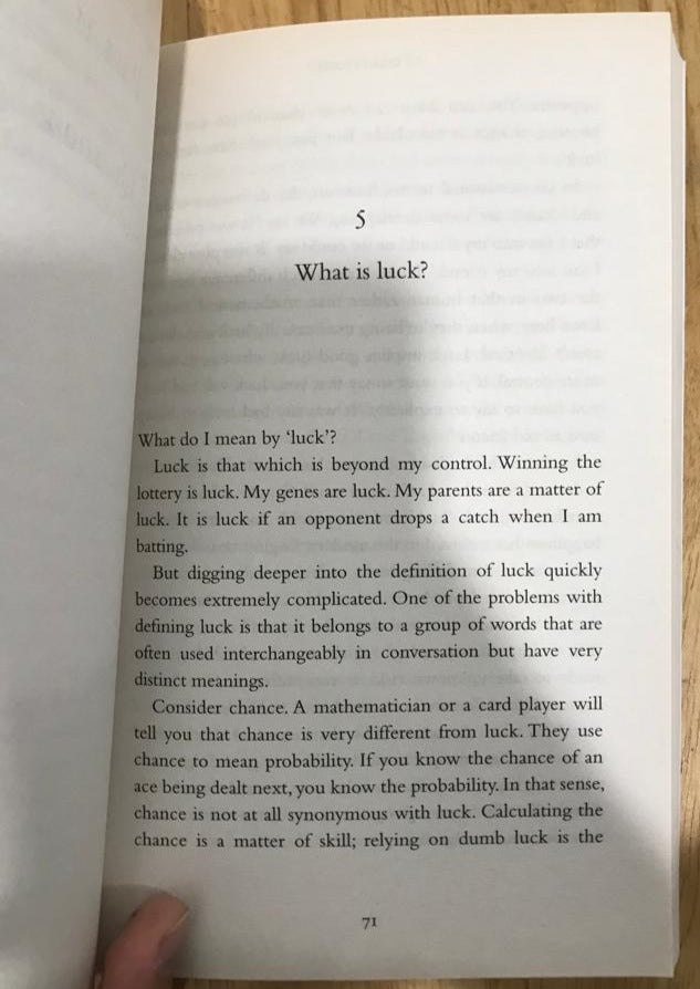 Luck: A Fresh Look at Fortune