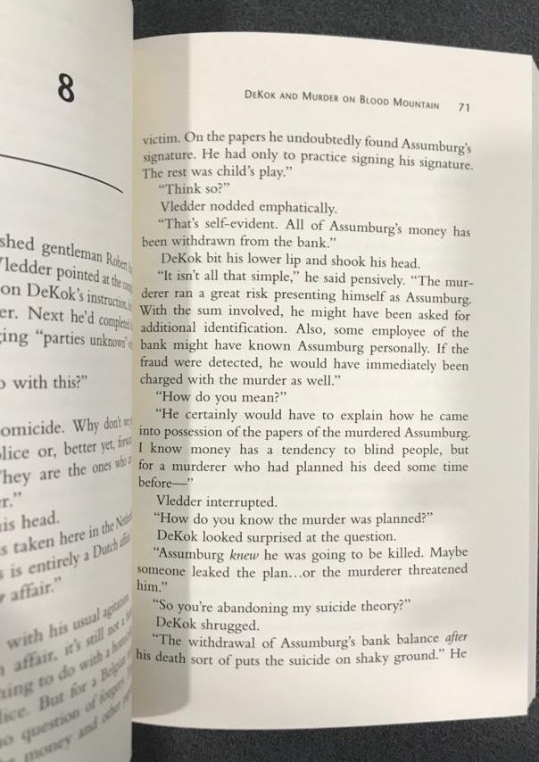 DeKok and Murder on Blood Mountain