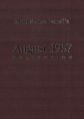 HRH Sultan Ismail's 1957 collection